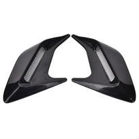 Car Fender Vent Grille Stickers - 2PCS Black ABS (Universal)