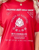 Fire Spirit Hot Sauce T-Shirt: Funny Anime Graphic Tee S