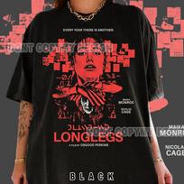Longlegs Movie Poster T-Shirt: Maika Monroe, Nicolas Cage Film Apparel, Longlegs Movie Shirt, Psychological Horror Graphic Tee S