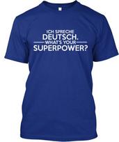 I Speak German T-Shirt XXL