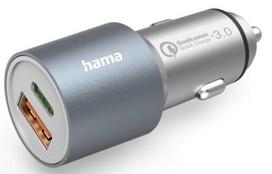 Hama power delivery (pd) qualcomm usb-c car charger 1x qc usb-a 38w