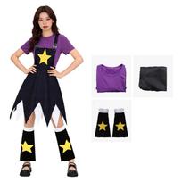 Women's Princess Cosplay Costume for Halloween Stage Performance Party L violetinė