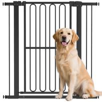 Dog Safety Gate, 76-104 cm Barrier Gate without Drilling, Stair Gate 104 x 5 x 104 cm