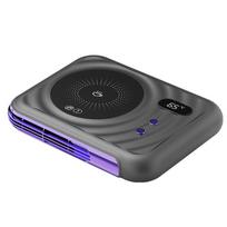 Temperature Setting Mini Heater Efficient Heating Portable Warmer  Winter Season EU Plug pilka