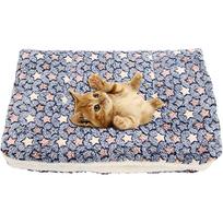 Pet Cushion Thickened Warm Dog House In Autumn And Winter Cat Blanket Non Slip Cushion One Size mėlyna