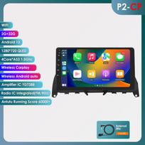Ossuret 2din Android Autoradio for Mercedes Benz C-Class W204 S204 2007-2011 Car Radio Multimedia Video Player  Head Unit Carplay 4G Intelligent  RDS P2CP 4Core 2G 32G