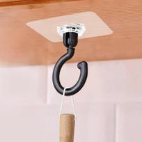 Ceiling rotating hook ceiling barb special non-punching non-marking roof wall ceiling strong hanging door adhesive hook