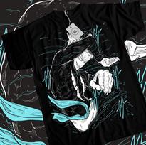 Garou T-Shirt One Punch Anime Manga Villain Horror Funny Black Shirt All Size 2XL