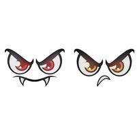 Cartoon Eye Paster Electric Lawn Mower Patch Waterproof Paster Material Customizable Robot Eyes Fun And Unique Look