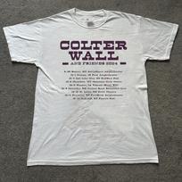 Colter Wall ir draugų turas 2024 Balti medvilniniai marškinėliai Visų dydžių S-5XL Unisex marškinėliai XL
