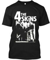 NAUJAS 4-Skins Anglų Narių Muzikos Vintažinis Grafinis Retro Marškinėliai Dydis S-4XL Unisex Marškinėliai XXL