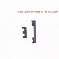 Infinix Note 40 Pro X6851 X6850 Įjungimo/išjungimo rinkinys, garsumo didinimo/mažinimo šoninio mygtuko raktų taisymo dalys 4G juoda