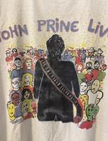 John Prine Shirt 1989 John Prine Live White Tshirt Unisex S5XL KK1710 Unisex T-Shirt S