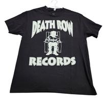 Death Row Records Shirt Mens Large Black Logo Graphic Tee Rap American Apparel Unisex T-Shirt XXXXL