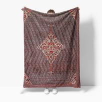 Moroccan Tribal Kilim Rug Vintage Handmade Wool Area Rug Cotton Bed Throw Blanket Decorative Cushion Cover Size: 75*100cm, Weight: 230 GSM