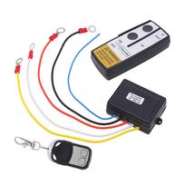 Wireless Winch Remote Control DC12V 24V Remote Receiver Kit with Key for Garage Door Boat