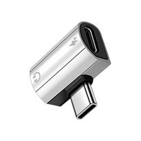 Double Function USB C Adapter 3.5mm Headphone Port PD60W Fast Charge Universal Compatibility For Type C Devices sidabras