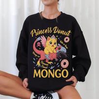 Princess Donut and Mongo T-shirt, Princess Donut Cat XL
