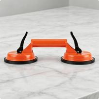 Double Suction Cup Lifter MultiSurface Pad Aluminum Alloy Body Heavy Duty Tile