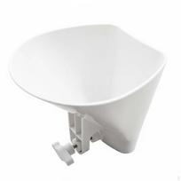 Stand Mixer Flour Funnel Easy to Install Universal Secure Clip Pouring Spout for