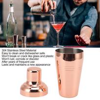 Dishwasher Safe Drink Shaker 304 Stainless Steel Bartender Drink Mixer Durable Cocktail Mixer  Bar