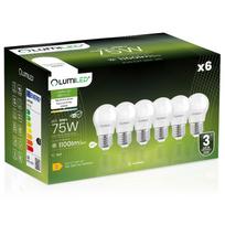 6X Żarówka Led E27 Kulka P45 10W = 75W 1100Lm 4000K Neutralna 180° Lumiled