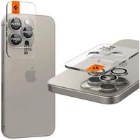 Osłona Aparatu Spigen Optik Pro Glas.tr Ez Fit Camera Protector 2-Pack Iphone 14 Pro / Pro Max / 15 Pro / Pro Max / 16 Pro / Pro Max Natural Titanium