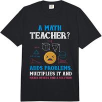 Funny Math Teacher Gift Teaching Numbers School Geek Gift Comfort Colors Adult Heavyweight  Unisex T-Shirt XXL