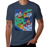 Ocean Mosaic Tshirt Comfortable Work Wear Tee S