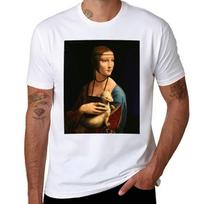Leonardo Da Vinci Lady With An Ermine Tshirt Custom Tshirts Valentines Clothes Quick Drying Luxury Unisex Unisexs T Shirts Pack S