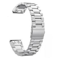 Stainless Steel Strap for Amazfit T-Rex UItra 2 Garmin Fenix 8 7 7X Pro 6 6X 5X Plus Metal Band QuickFit 26mm 22mm Watchband 22mm