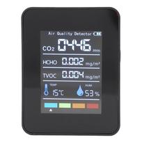 Air Quality Monitor Infrared CO2 Detector Temperature Humidity Meter for Home Planting ABS