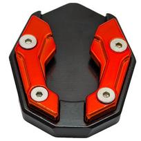 Scooter Motorcycle Bike Kickstand Extender Foot Side Stand Extension Pad for NMAX Motorcycle Accessories raudona