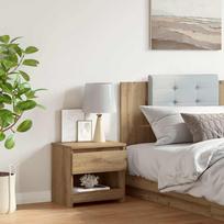 Szafka Nocna Artisan Oak 40X30X39 Cm Drewno Klejone