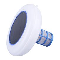 Solar Powered Pool Ionizer 7-Colored LED Light Copper Pool Cleaner Pool Cleaning Purifier for Above Ground Pool Up To 35.000 Gal China Mainland