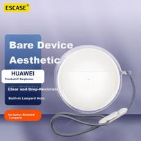 ESCASE Huawei FreeBuds 7i Protective Case Silicone Storage Box Soft Full-Cover Shockproof Ultra-Thin Transparent with Lanyard