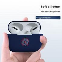 AirPods Pro 2nd Generation Case with Lanyard Hook, Apple True Wireless Earphones 2 C-Port Frosted Case, Anti-Fingerprint, Solid Color Midnight Blue