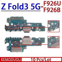 10 Pcs Usb Dock Charger Port for Samsung Galaxy Z Fold 2 3 4 5 6 7 Fe 5G F946 F956 F966 F958 U B Charging Board  F916 F926 F936 Z Fold3 5G-F926