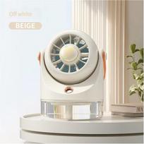 MEET SUN USB Charging Mini Electric Fan Desktop Spray Air Conditioning Fan 3 Grade Air Conditioning Water-Cooling Fan USB Typ