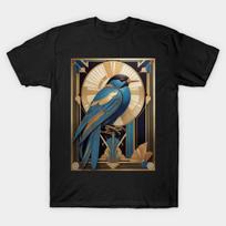 Art Deco Bird T-Shirt S-5XL Fast Shipping XXL