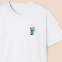 Blue Lagoon Shirt, Gift for Curacao Vodka Lover, Blue Lagoon Art Print, Cocktail Gift Shirt, Funny Alcohol Shirt, Summer Cocktail Party 4XL