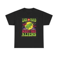 Lick The Toad Trippy Graphic T Shirt Unisex Heavy Cotton Tee M