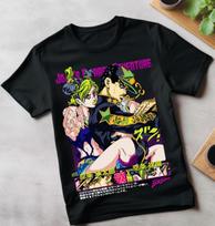 Jojos Bizarre Adventure T-shirt Anime Manga Graphic Design Shirt Tee All Size S