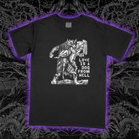 LOVE Is a DOG From HELL Shirt Charles Bukowski book literature Unisex Tee M