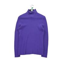 Women's Purple Turtleneck Sweater XL violetinė