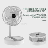 Portable USB Rechargeable Fan Office Household Foldable Telescopic Fan Low Noise High Battery Life Standby Mini Electric Fan balta