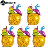 Summer Drink Foil Balloon Cola Beer Cocktail Wine Goblet Helium Balloon for Hawaiian Beach Birthday Pool Party Bar Banquet Decor As pictures show