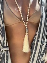 BUDDHA Necklace Beige