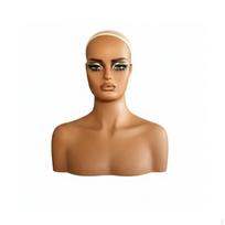Mannequin Head with Shoulders Realistic Display Bust Female for