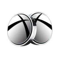 2Pcs Car Rearview Adjustable Parking Helper Compact Small Round Mirror Blind sidabras